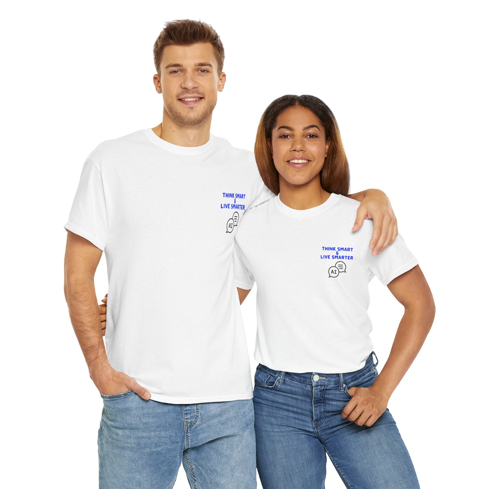AI lovers Unisex Heavy Cotton T-Shirt - Casual Inspiration Tee for Everyday Wear